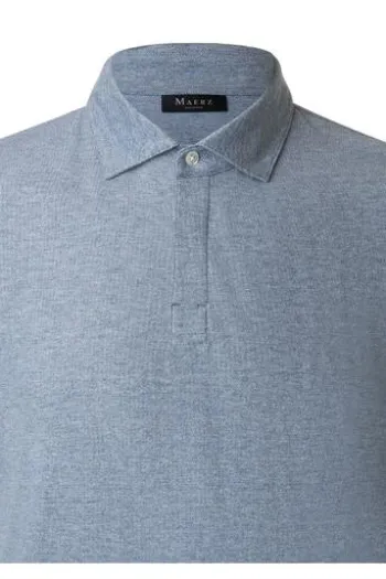 MAERZ Polo-Shirt deep sea Regular Fit