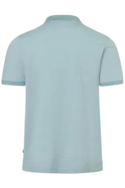 MAERZ Polo Shirt iced mint gestreift Regular Fit
