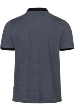MAERZ Polo Shirt navy gestreift Regular Fit