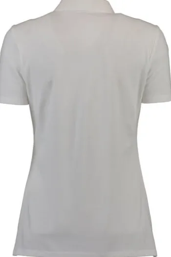 MAERZ Polo-Shirt weiß in Piqué-Qualität