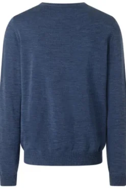 MAERZ Rundhals Pullover deep sea