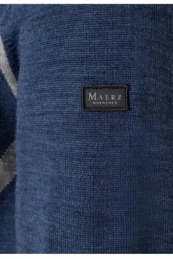MAERZ Rundhals Pullover deep sea