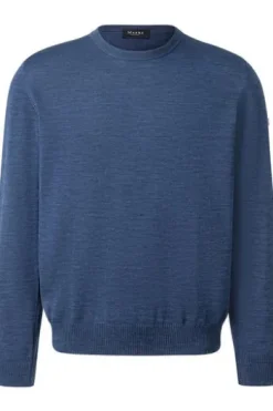 MAERZ Rundhals Pullover deep sea