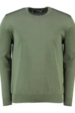 MAERZ Rundhals Pullover moos garden