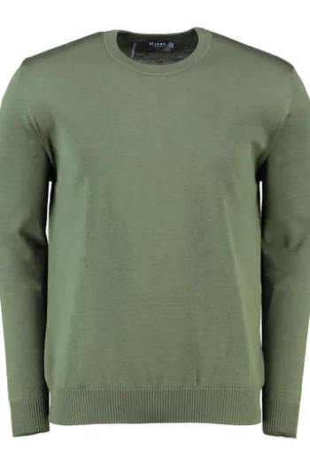 MAERZ Rundhals Pullover moos garden