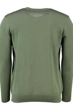 MAERZ Rundhals Pullover moos garden