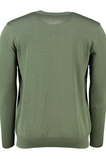 MAERZ Rundhals Pullover moos garden