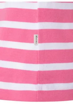 MAERZ Shirt chateau rose gestreift in softer Baumwoll-Mixqualität