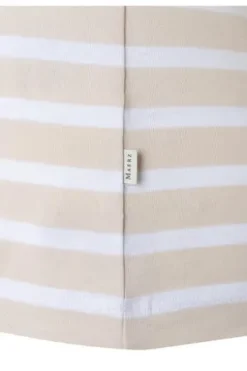 MAERZ Shirt french oak-beige gestreift in softer Baumwoll-Mixqualität