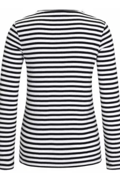 MAERZ Shirt marine gestreift langarm