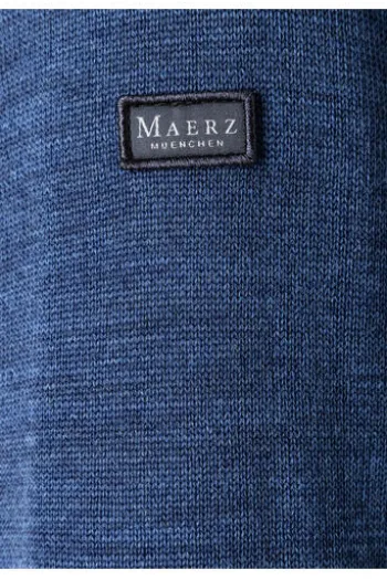 MAERZ Stehkragen Pullover deep sea