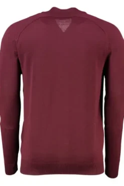 MAERZ Strickjacke barolo wine