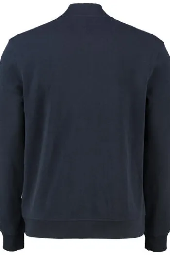 MAERZ Strickjacke marine für Herren mit Schalkragen