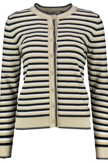 MAERZ Strickjacke marine gestreift