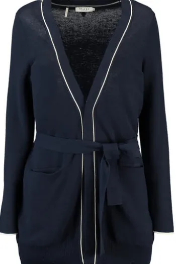 MAERZ Strickjacke marine in Linksstrick