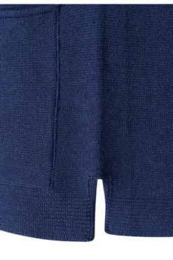 MAERZ Strickjacke midnight sail- blau in Organic-Baumwoll-Qualität