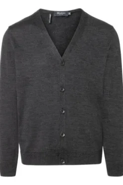 MAERZ Strickjacke mit Knöpfe anthrazit