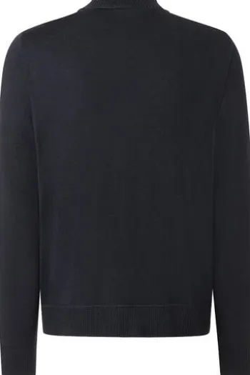 MAERZ Strickjacke navy Regular Fit mit 2 Schubtaschen