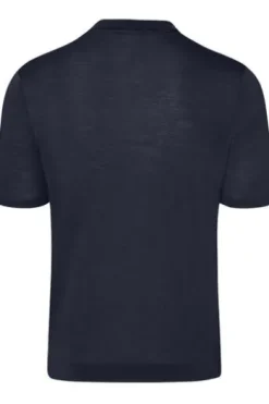 MAERZ Strick Polo Shirt marine Modern Fit