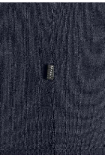 MAERZ Strick Polo Shirt marine Modern Fit