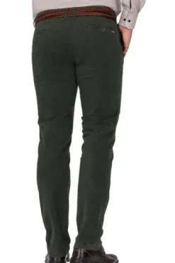 M.E.N.S. Baumwoll-Stretch-Hose grün Madison