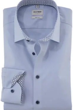 OLYMP Business Hemd LEVEL 5 FIVE hellblau Body Fit Langarm