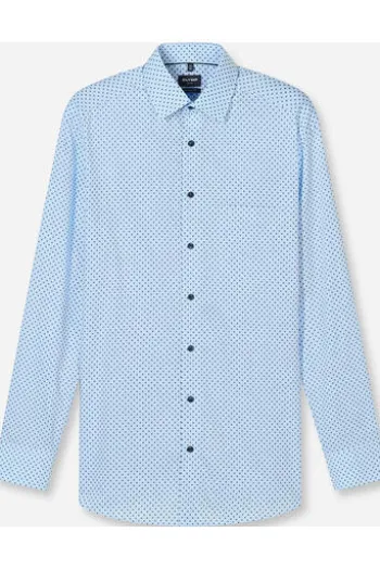 OLYMP Business Hemd Luxor hellblau Modern Fit Langarm