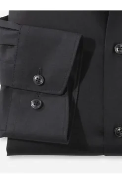 OLYMP Business Hemd Luxor schwarz Modern Fit Langarm