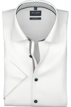 OLYMP Business Hemd Luxor weiss Modern Fit Kurzarm