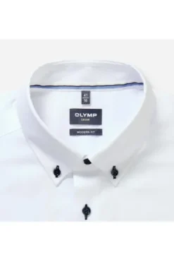 OLYMP Business Hemd Luxor weiss Modern Fit Langarm