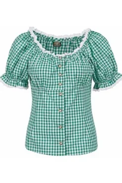 OS TRACHTEN Bluse gruen