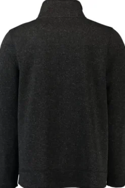 OS TRACHTEN Fleece-Jacke anthrazit meliert