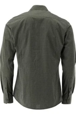 OS TRACHTEN Jagd Hemd trachtengrün kariert Slim Fit