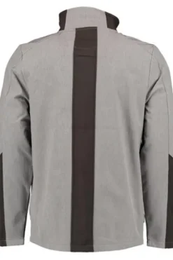 OS TRACHTEN Softshell-Jacke grau zweifarbig