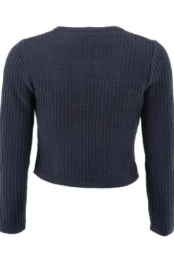 OS TRACHTEN Strickjacke marine langarm