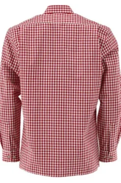 OS TRACHTEN Vichy-Karo-Hemd rot