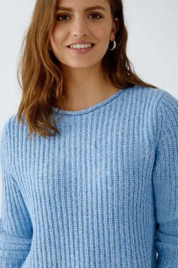OUI Pullover NAOLIN blue white