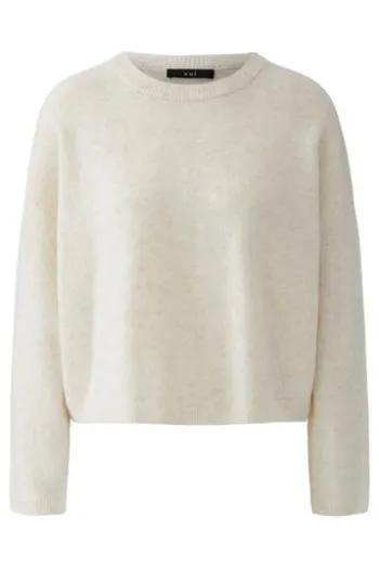 OUI Pullover Nila offwhite