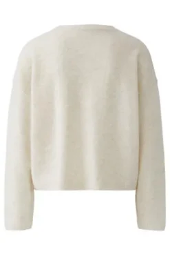 OUI Pullover Nila offwhite