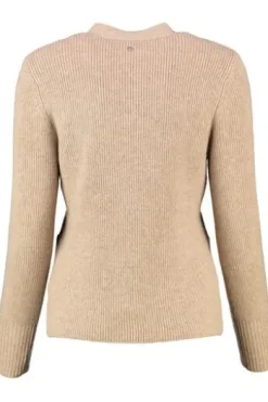 OUI Strickjacke beigemelange