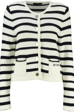 OUI Strickjacke natur