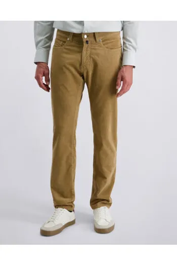 PIERRE CARDIN Five-Pocket-Cord-Hose Lyon kelp Tapered Fit