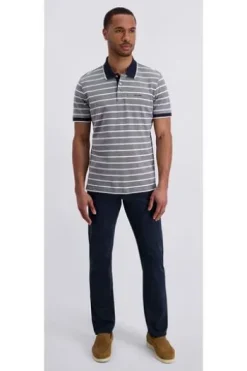 PIERRE CARDIN Five-Pocket-Hose PC Lyon blau Tapered Fit