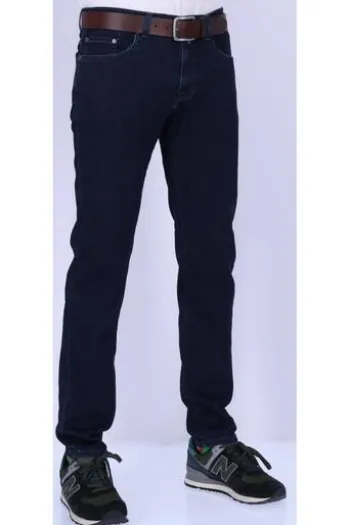 PIERRE CARDIN Five-Pocket-Jeans Lyon dark blue stonewash