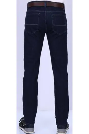 PIERRE CARDIN Five-Pocket-Jeans Lyon dark blue stonewash