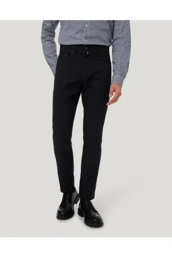 PIERRE CARDIN Five-Pocket-Jeans Dijon dark blue used Modern Fit