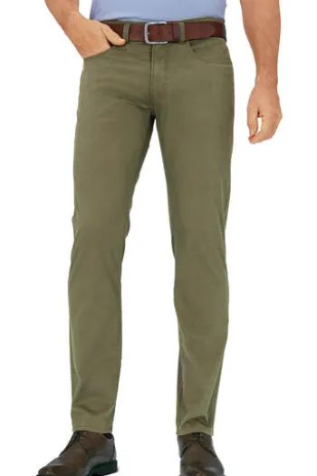 PIERRE CARDIN Light Baumwoll Jeans Lyon grün