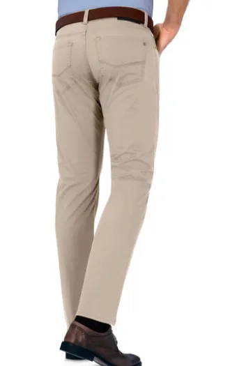 PIERRE CARDIN Light Baumwoll Jeans Lyon beige