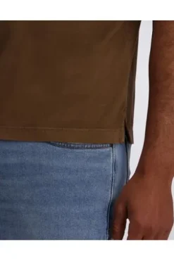 PIERRE CARDIN Polo-Shirt dark earth