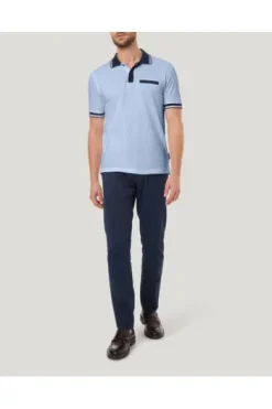 PIERRE CARDIN Polo Shirt hellblau